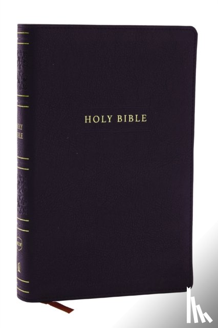 Thomas Nelson - NKJV Personal Size Large Print Bible with 43,000 Cross References, Black Leathersoft, Red Letter, Comfort Print