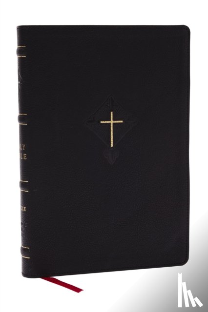 Catholic Bible Press - RSV2CE, Thinline Large Print Catholic Bible, Black Leathersoft, Comfort Print