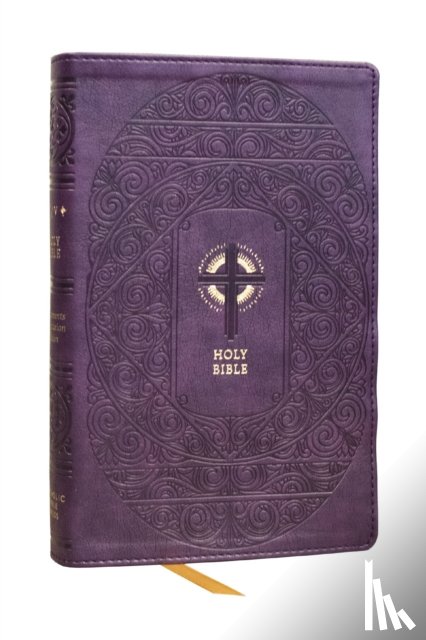 Catholic Bible Press - NRSVCE Sacraments of Initiation Catholic Bible, Purple Leathersoft, Comfort Print