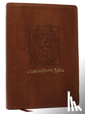  - The Sketchbook Bible: The Complete Bible with Hundreds of Illustrations (NKJV, Brown Leathersoft, Red Letter, Comfort Print)