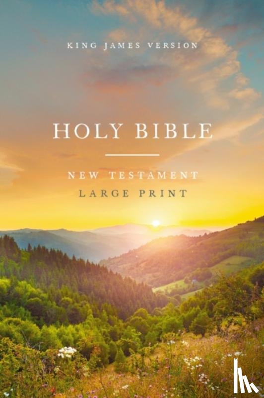 Nelson, Thomas - KJV Large Print Outreach New Testament Bible, Scenic Softcover, Comfort Print