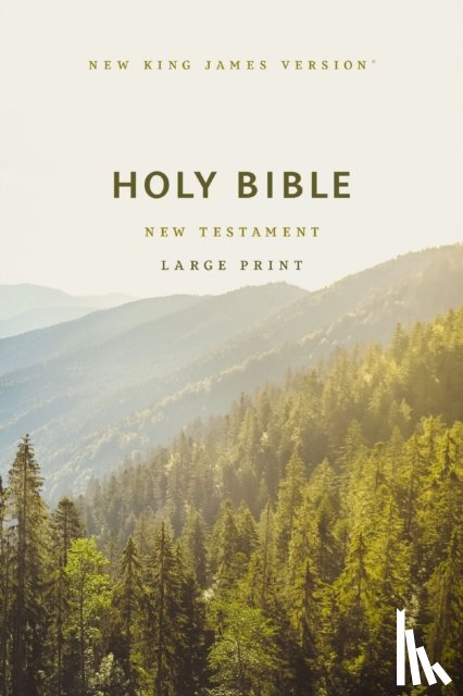 Nelson, Thomas - NKJV Large Print Outreach New Testament Bible, Scenic Softcover, Comfort Print