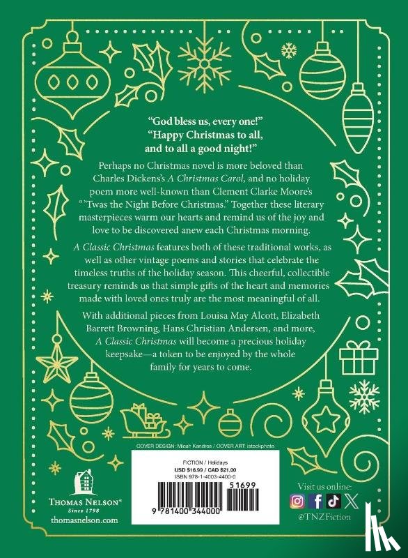 Alcott, Louisa May, Dickens, Charles, Andersen, Hans Christian - A Classic Christmas