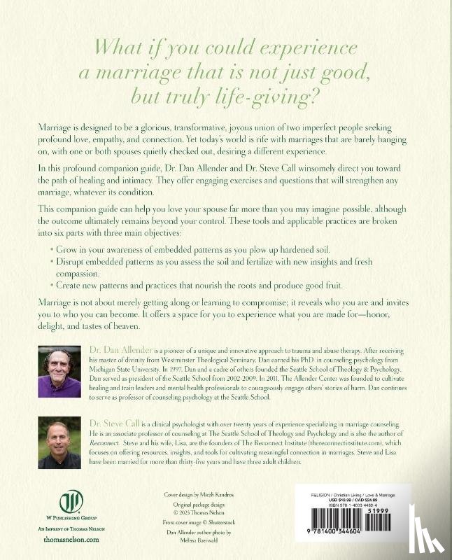 Allender, Dr. Dan B., Call, Dr. Steve - The Deep-Rooted Marriage Companion Guide