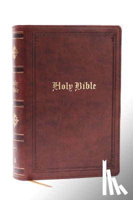 Nelson, Thomas - NKJV Bible: Personal Size Giant Print, Brown Leathersoft, Holy Bible, Red Letter, Comfort Print: New King James Version
