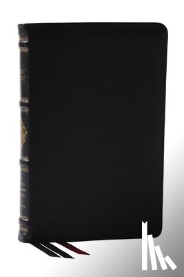Thomas Nelson - RSV Personal Size Bible with Cross References, Black Premium Goatskin Leather, Premier Collection, (Sovereign Collection)