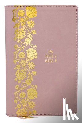 Nelson, Thomas - KJV Personal Size Large Print End-of-Verse Reference Bible, Pink Leathersoft, Red Letter, Comfort Print