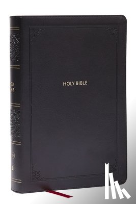 Nelson, Thomas - KJV Giant Print End-of-Verse Reference Bible, Black Leathersoft, Red Letter, Comfort Print (Thumb Indexed)