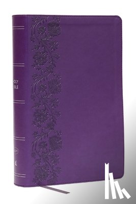 Nelson, Thomas - KJV Giant Print End-of-Verse Reference Bible, Purple Leathersoft, Red Letter, Comfort Print