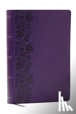 Nelson, Thomas - NKJV Giant Print End-of-Verse Reference Bible, Purple Leathersoft, Red Letter, Comfort Print