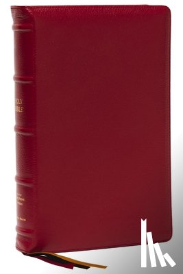 Nelson, Thomas - NKJV, Thinline Reference Bible, Large Print, Red Premium Goatskin Leather, Premier Collection, Comfort Print