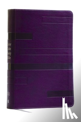 Nelson, Thomas - KJV Color Code Study Bible, Revealing God's Truth Color by Color (Purple Leathersoft, Red Letter)