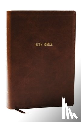 Thomas Nelson - NKJV Foundation Study Bible, Wide-Margin, Brown Leathersoft, Red Letter