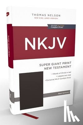 Nelson, Thomas - NKJV Super Giant Print New Testament, Hardcover, Red Letter, Comfort Print