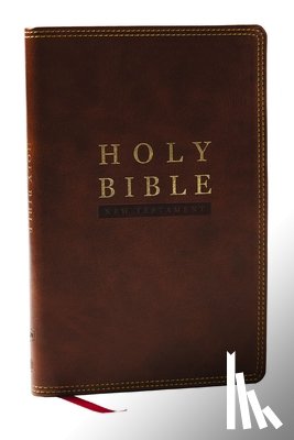 Nelson, Thomas - NKJV Super Giant Print New Testament, Brown Leathersoft, Red Letter, Comfort Print (Thumb Indexed)