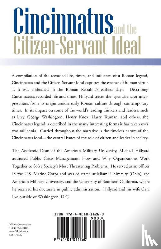 Hillyard, Michael J - Cincinnatus and the Citizen-Servant Ideal