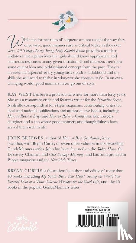 West, Kay, Bridges, John, Curtis, Bryan - 50 Things Every Young Lady Should Know Revised and Expanded