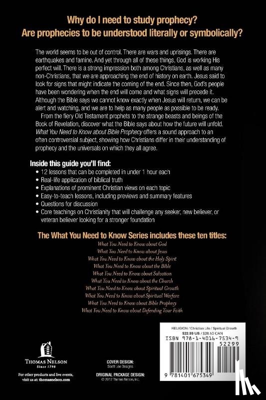 Anders, Max - What You Need to Know About Bible Prophecy