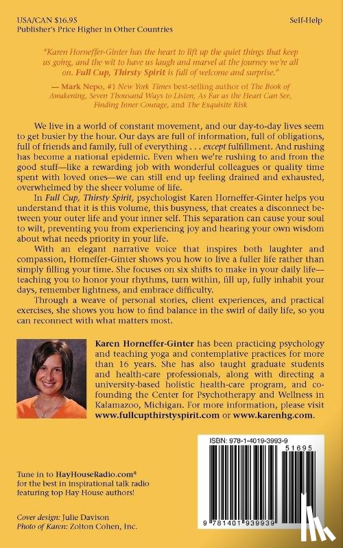 Horneffer-Ginter, Karen - Full Cup, Thirsty Spirit