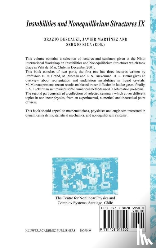  - Instabilities and Nonequilibrium Structures IX