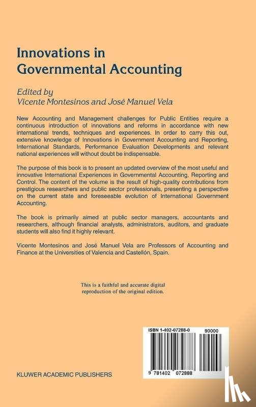  - Innovations in Governmental Accounting