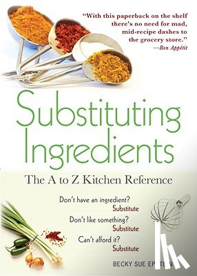 Epstein, Becky Sue - Substituting Ingredients