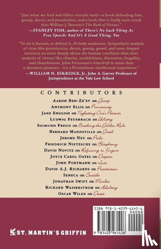 Portmann, John - In Defense of Sin