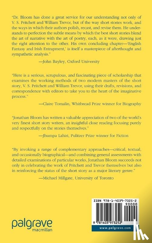 Bloom, J. - The Art of Revision in the Short Stories of V.S. Pritchett and William Trevor