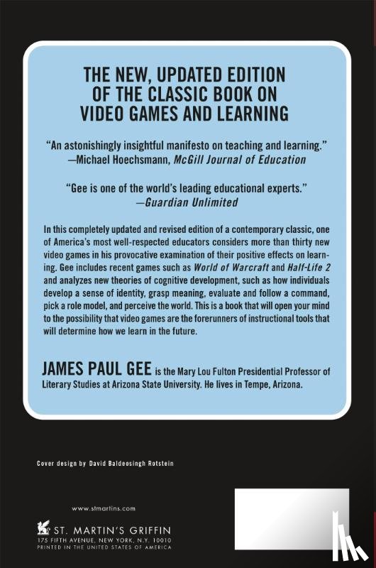 Gee, James Paul - What Video Games Have to Teach Us About Learning and Literacy