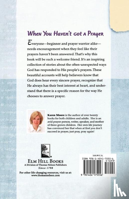 Moore, Karen - When You Haven't Got a Prayer