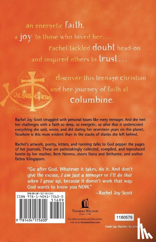 Nimmo, Beth - The Journals of Rachel Scott