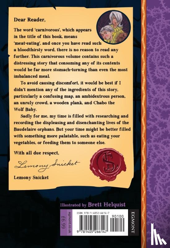 Snicket, Lemony - The Carnivorous Carnival