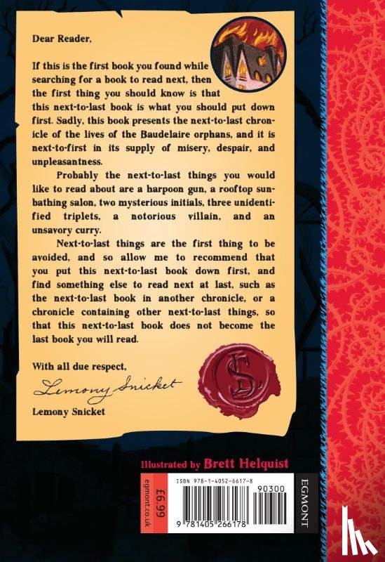 Snicket, Lemony - The Penultimate Peril