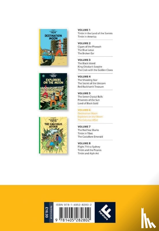 Herge - The Adventures of Tintin Volume 6