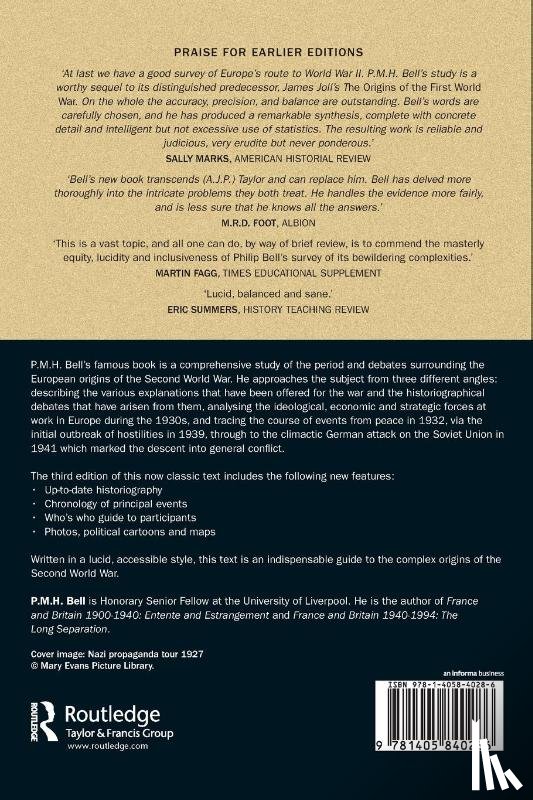 Bell, P. M. H. - The Origins of the Second World War in Europe