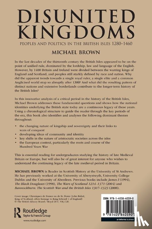 Brown, Michael (University of St Andrews - Disunited Kingdoms