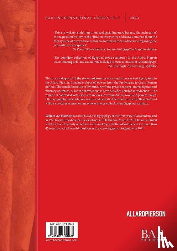 van Haarlem, Willem - Catalogue of the Ancient Egyptian Stone Sculpture in the Round