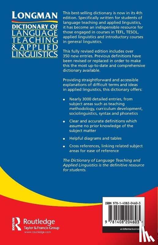 Richards, Jack, Schmidt, Richard W. - Longman Dictionary of Language Teaching and Applied Linguistics