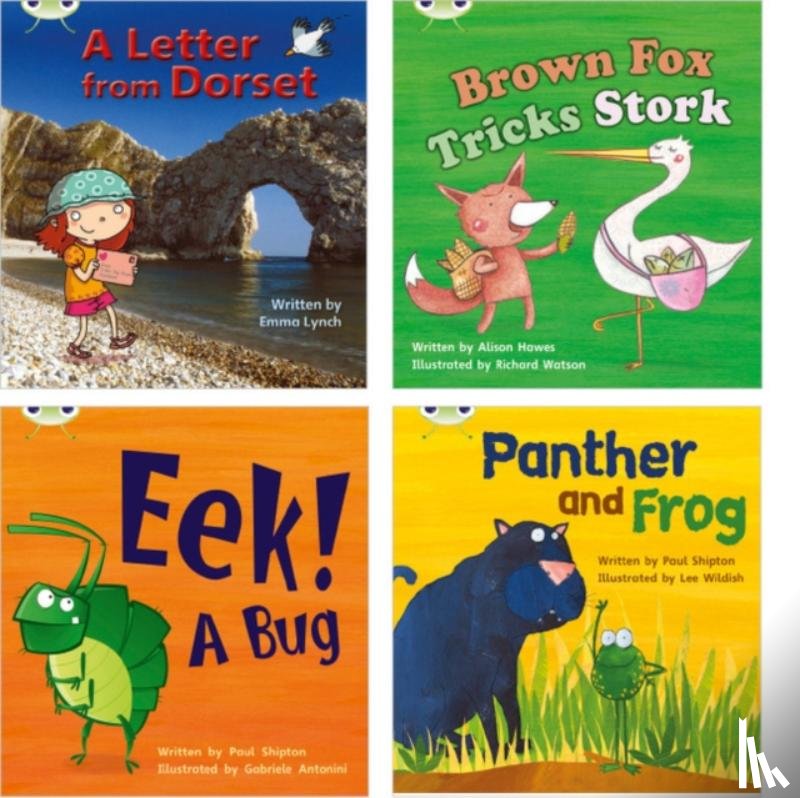 Emma Lynch, Alison Hawes, Paul Shipton - Learn to Read at Home with Phonics Bug: Pack 5 (Pack of 4 reading books with 3 fiction and 1 non-fiction)