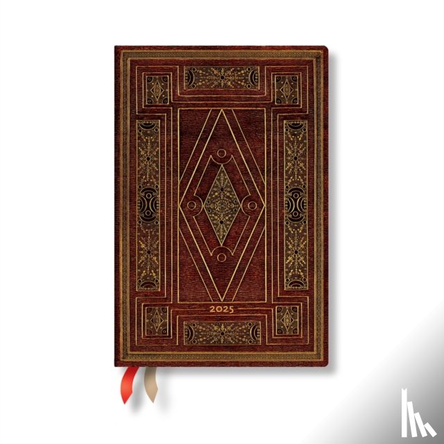 Paperblanks - First Folio (Shakespeare’s Library) Mini 12-month Horizontal Hardback Dayplanner 2025 (Elastic Band Closure)