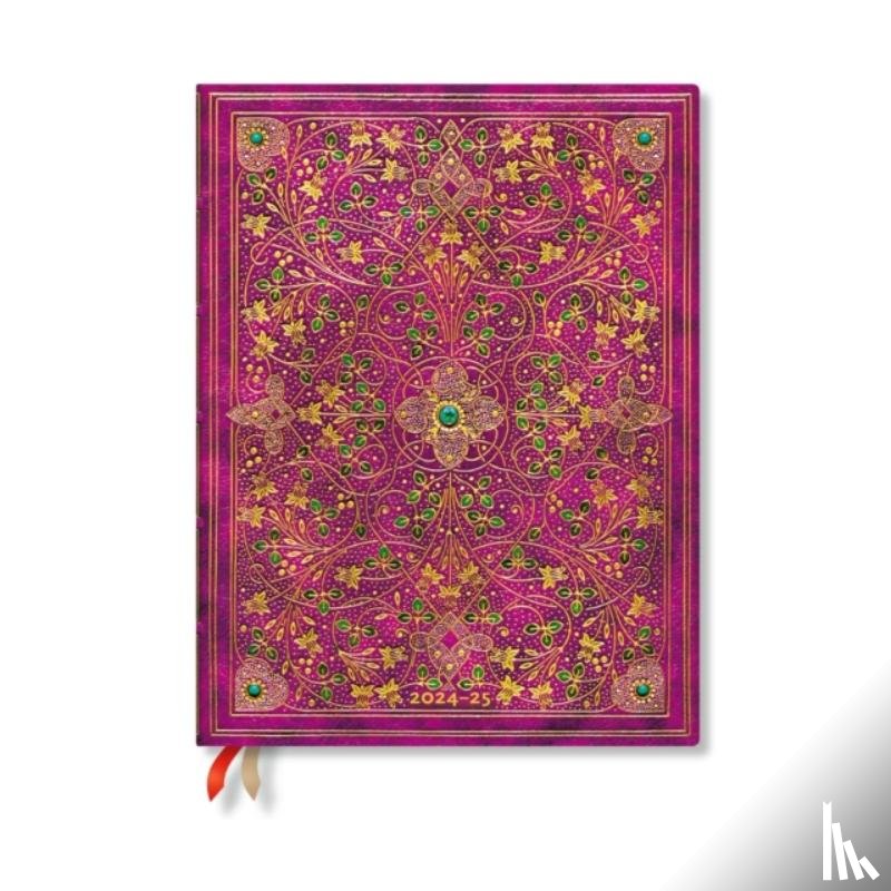 Paperblanks - Diamond Jubilee (Sangorski & Sutcliffe) Ultra 12-month Vertical Hardback Dayplanner 2025 (Elastic Band Closure)