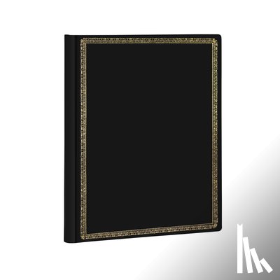 Paperblanks - Black Edition Midi Lined Hardcover Journal (Elastic Band Closure)
