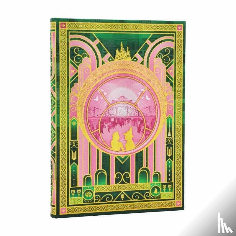 Paperblanks - The Magic of Wicked (Wicked Collection) Midi Lined Hardcover Journal (Elastic Band Closure)