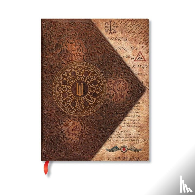 Paperblanks - The Grimmerie (Wicked Collection) Midi Lined Hardcover Journal (Elastic Band Closure)