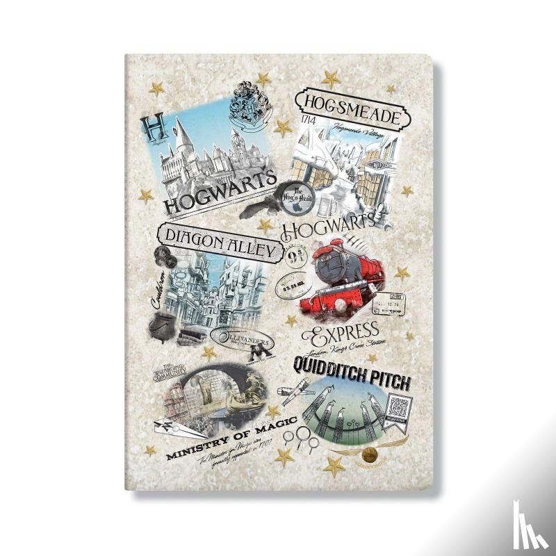 Paperblanks - The Wizarding World (Harry Potter Collection) A6 Grid Cahier