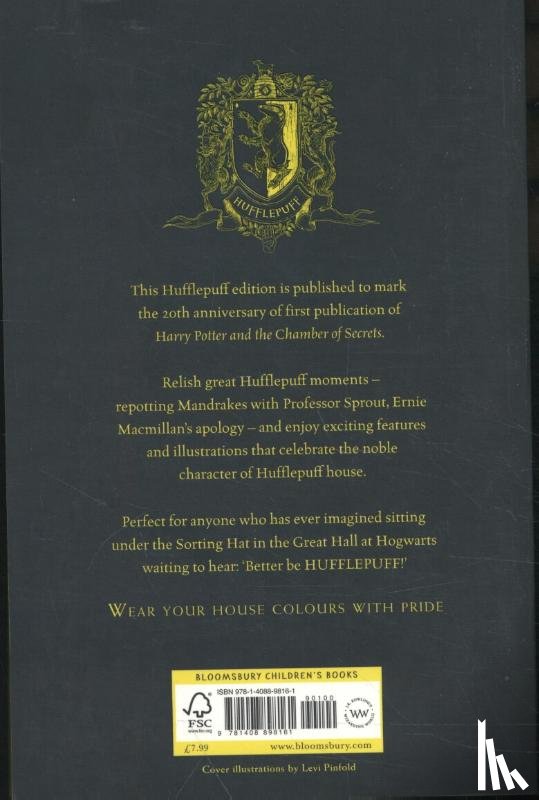 Rowling, J. K. - Harry Potter and the Chamber of Secrets – Hufflepuff Edition
