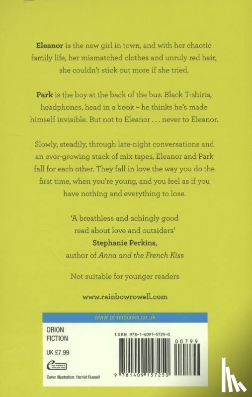Rowell, Rainbow - Eleanor & Park