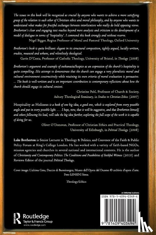 Bretherton, Luke - Hospitality as Holiness