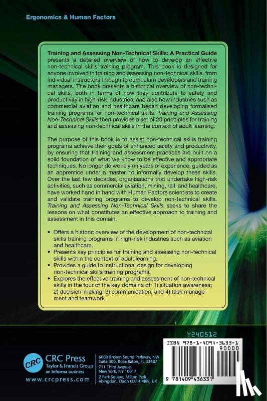 Thomas, Matthew J.W. (Central Queensland University - Training and Assessing Non-Technical Skills