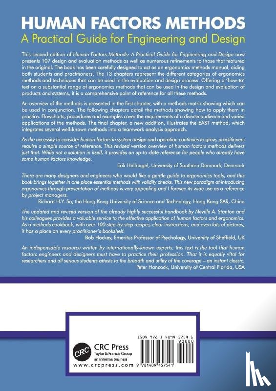 Stanton, Neville A., Salmon, Paul M., Rafferty, Laura A., Walker, Guy H. - Human Factors Methods